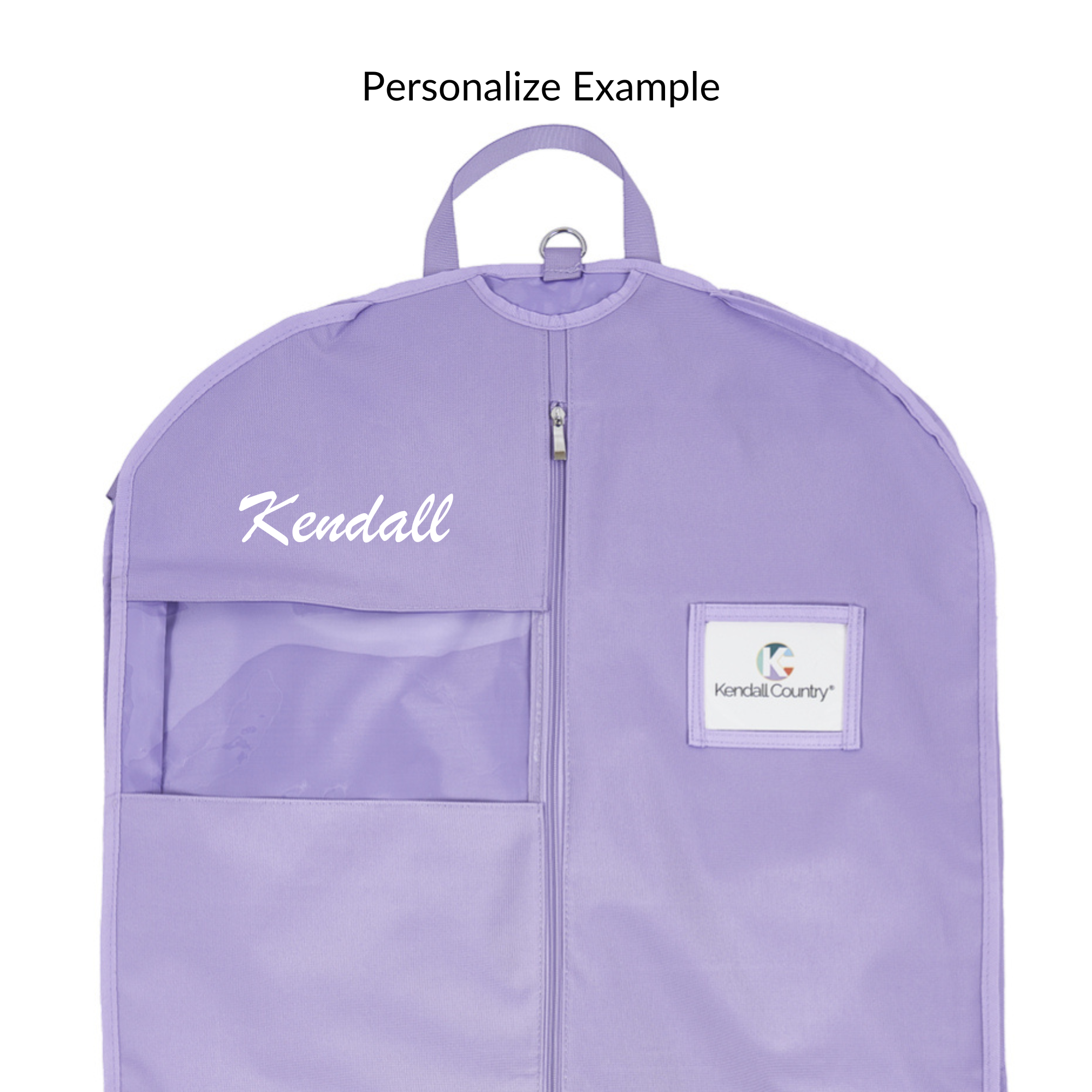 52" Waterproof Garment Bag with Accessory Bag - Lilac Purple