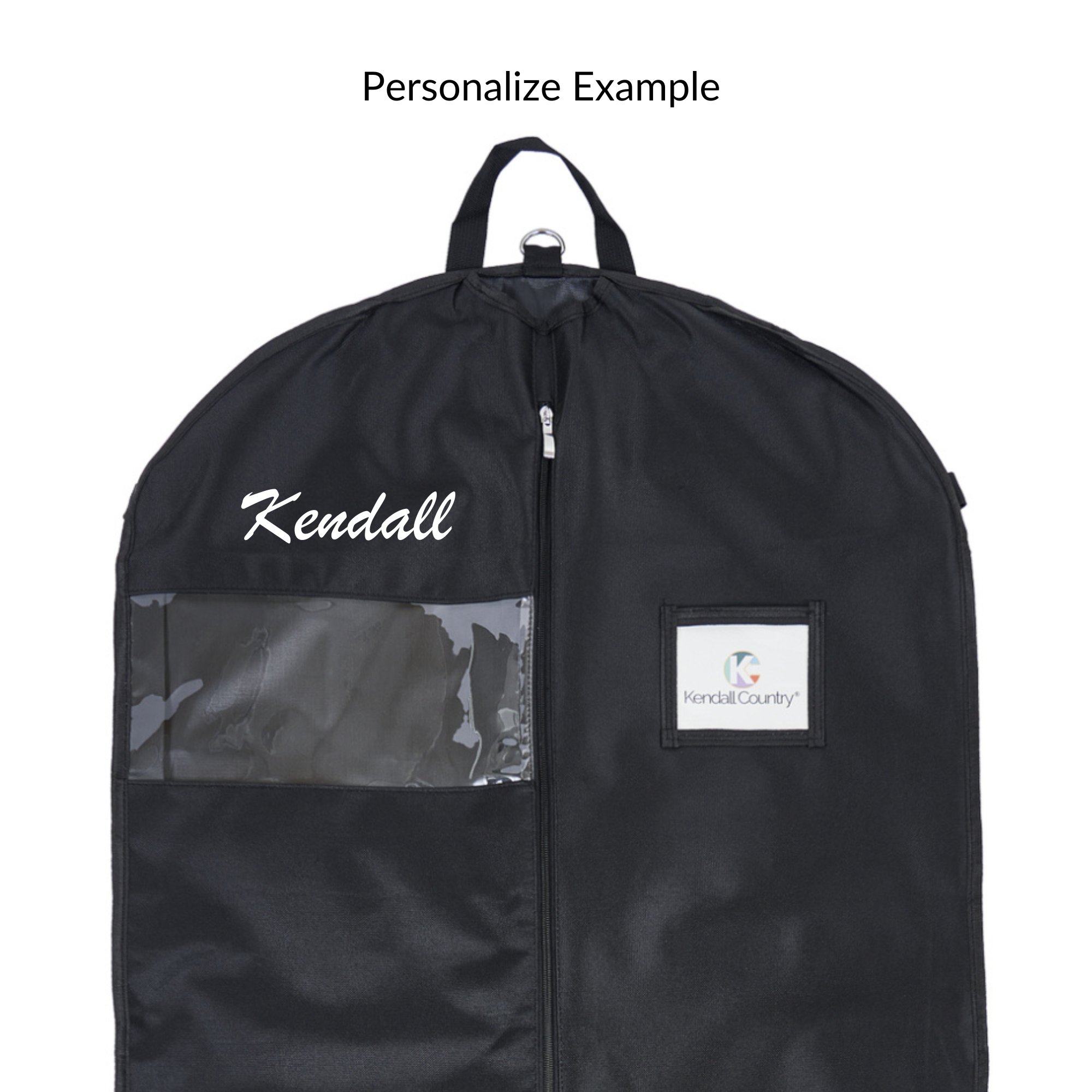 52" Waterproof Garment Bag with Accessory Bag - Raven Black