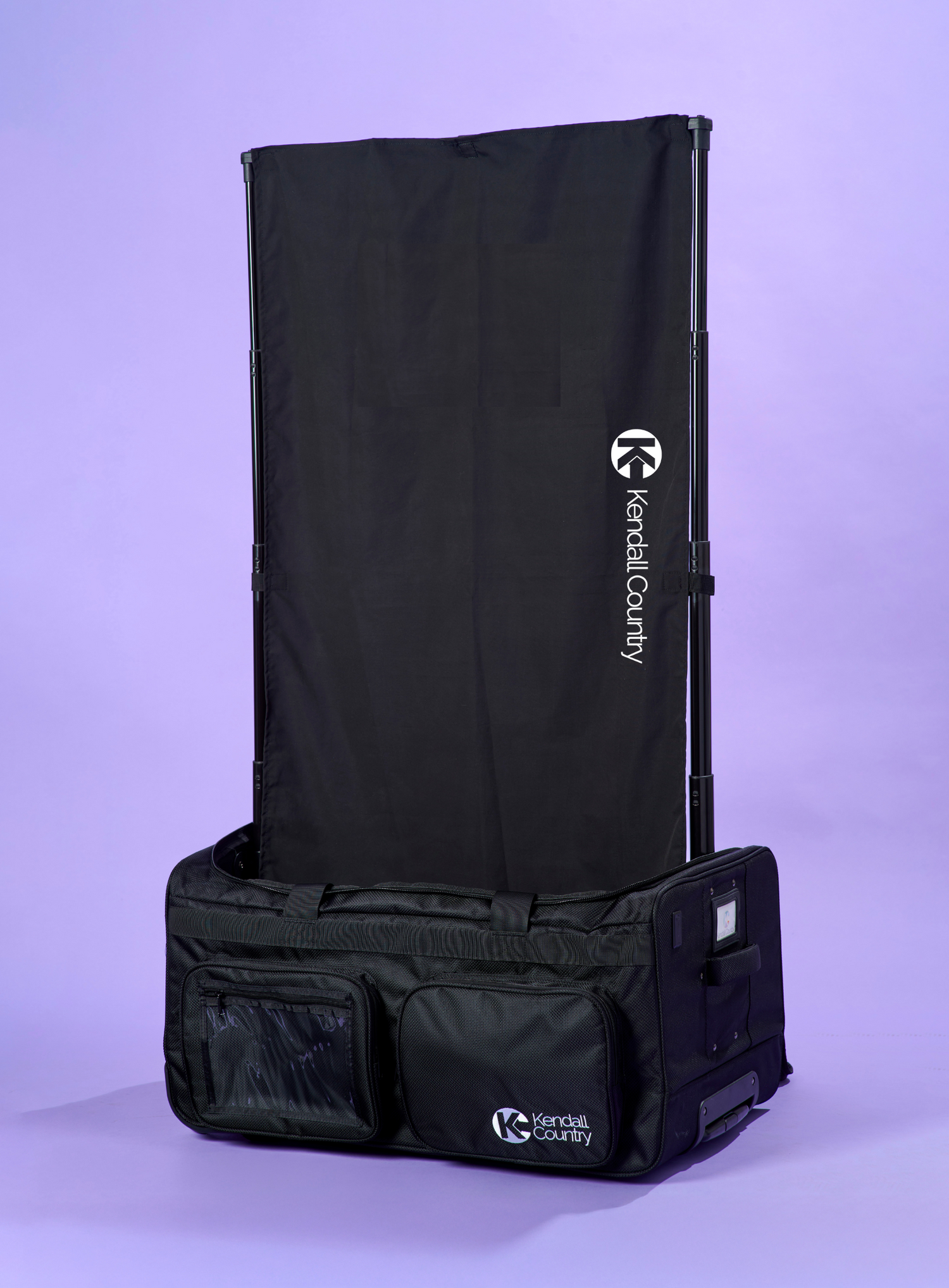 Rolling Duffel Privacy Curtain – Raven Black