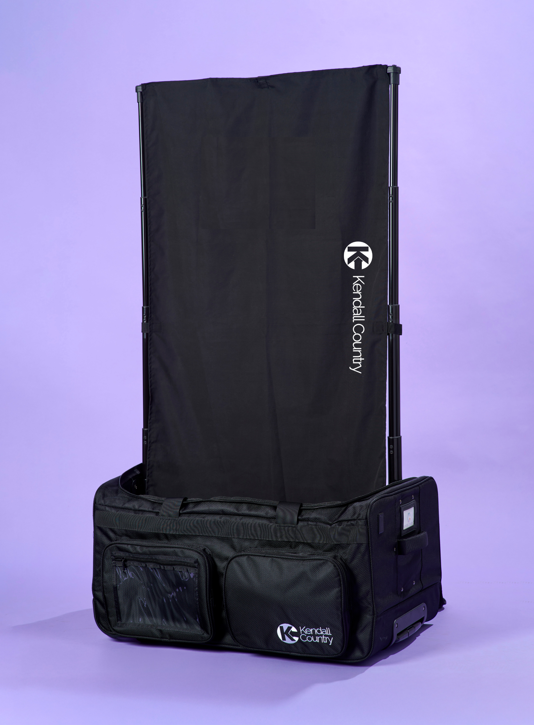 Rolling Duffel Privacy Curtain – Raven Black