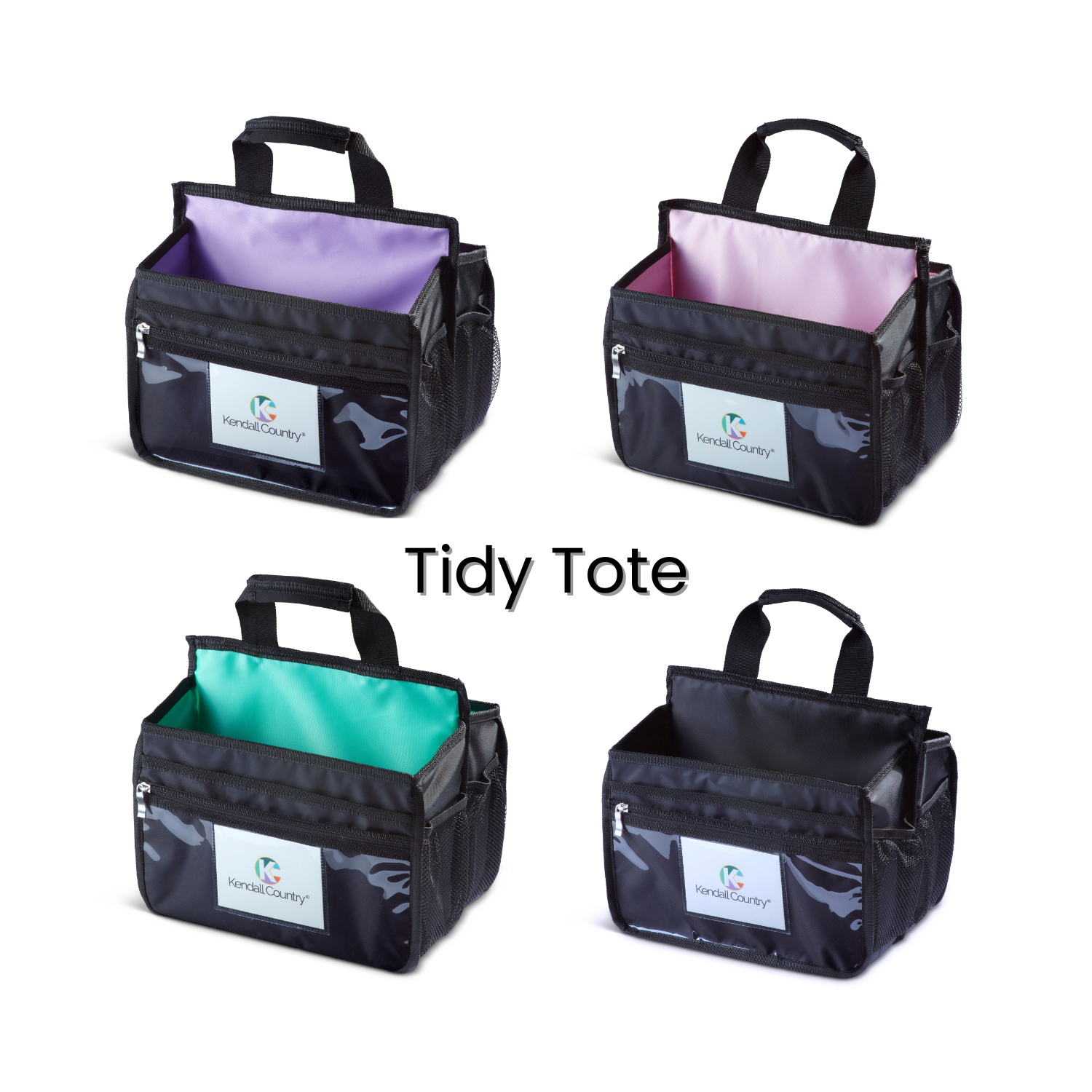 Tidy Tote Organizer – Raven/Seafoam