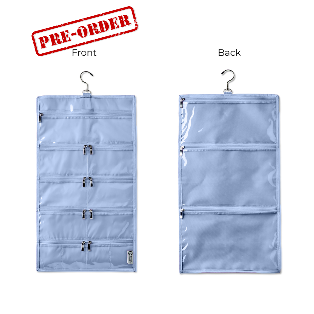 On-The-Go Organizer -Hydrangea Blue, Large (Pre-Order, Ships early December)