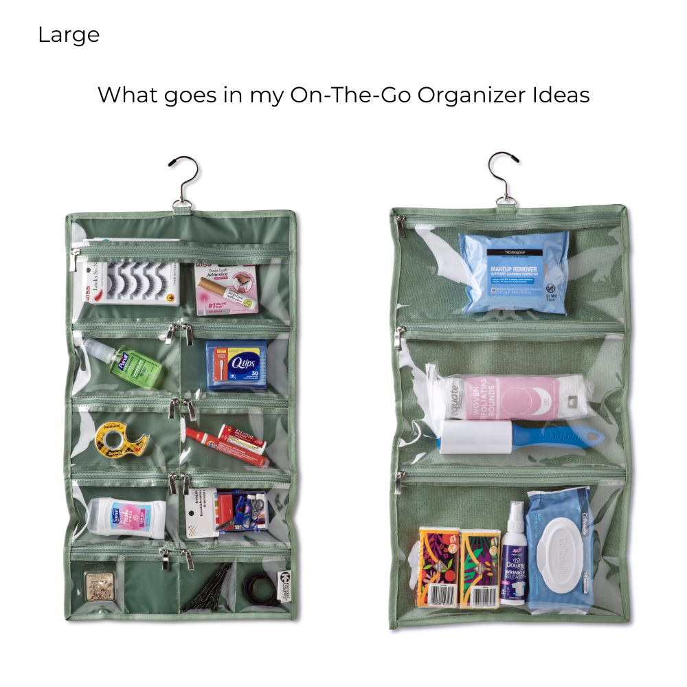 On-The-Go Organizer - Moss Green, Large (Pre-Order, Ship April 13th)
