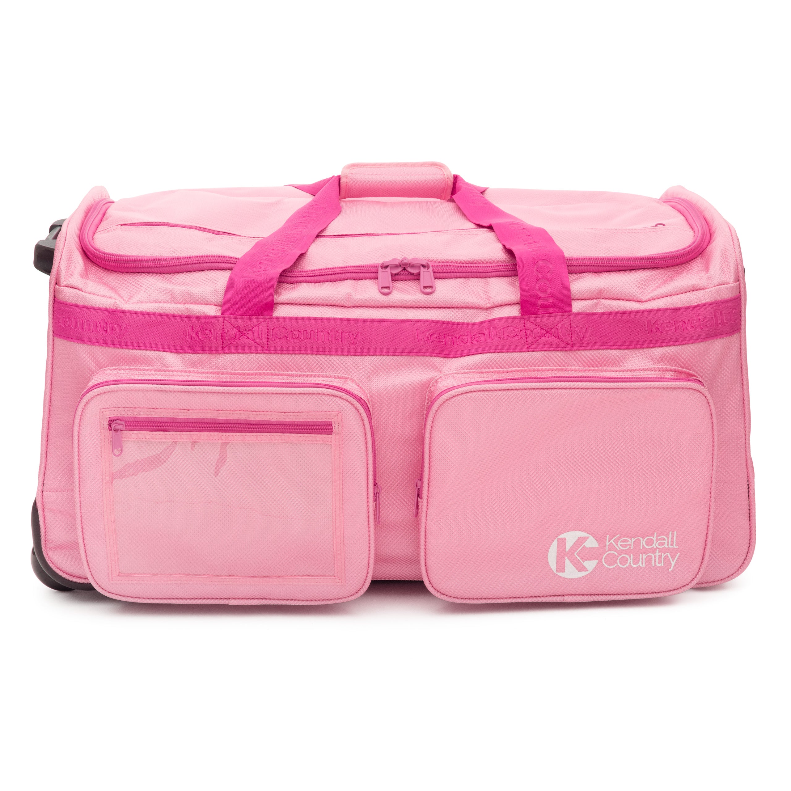 Large Dance Bag with Garment Rack - Cotton Candy Pink, 28"