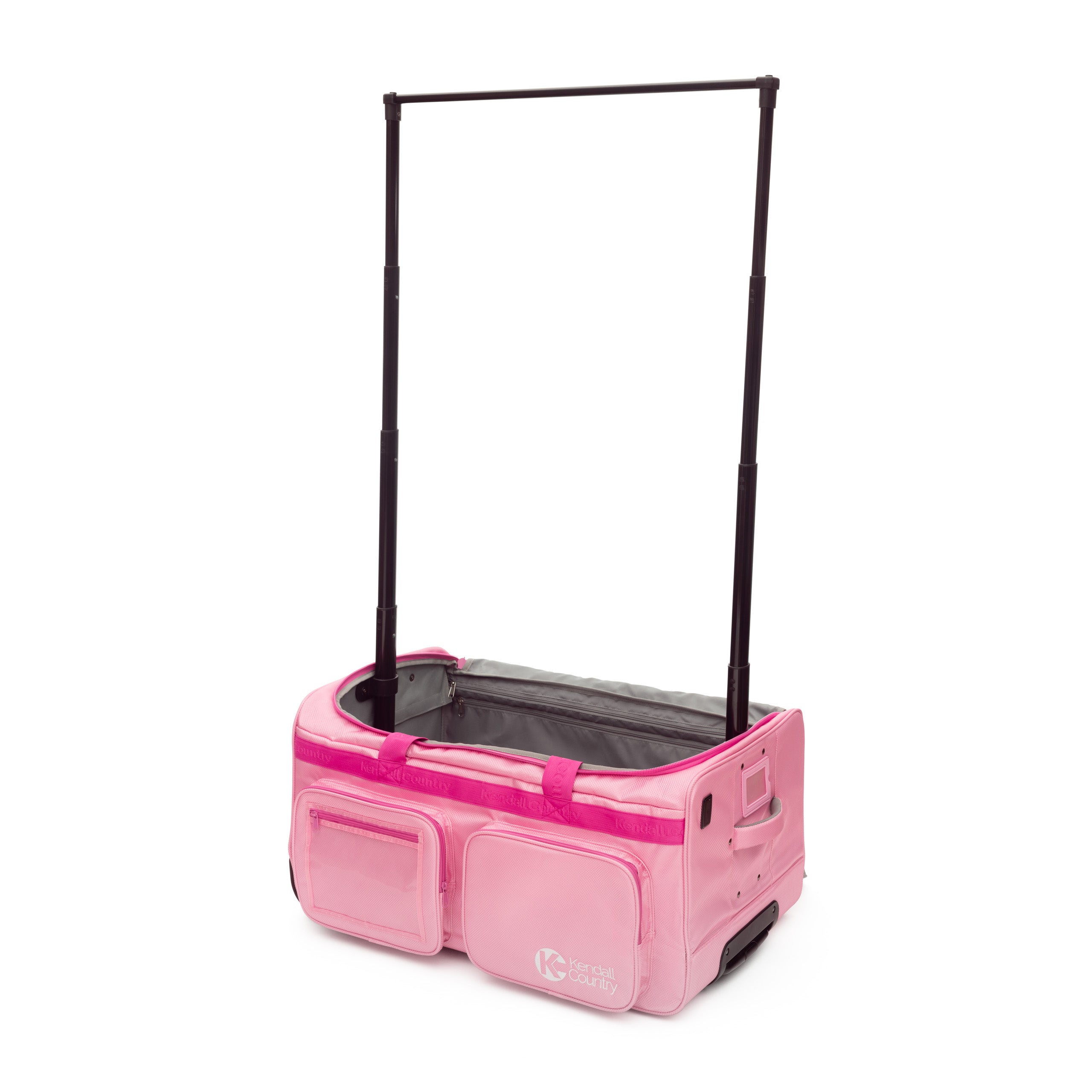 Large Dance Bag with Garment Rack - Cotton Candy Pink, 28"