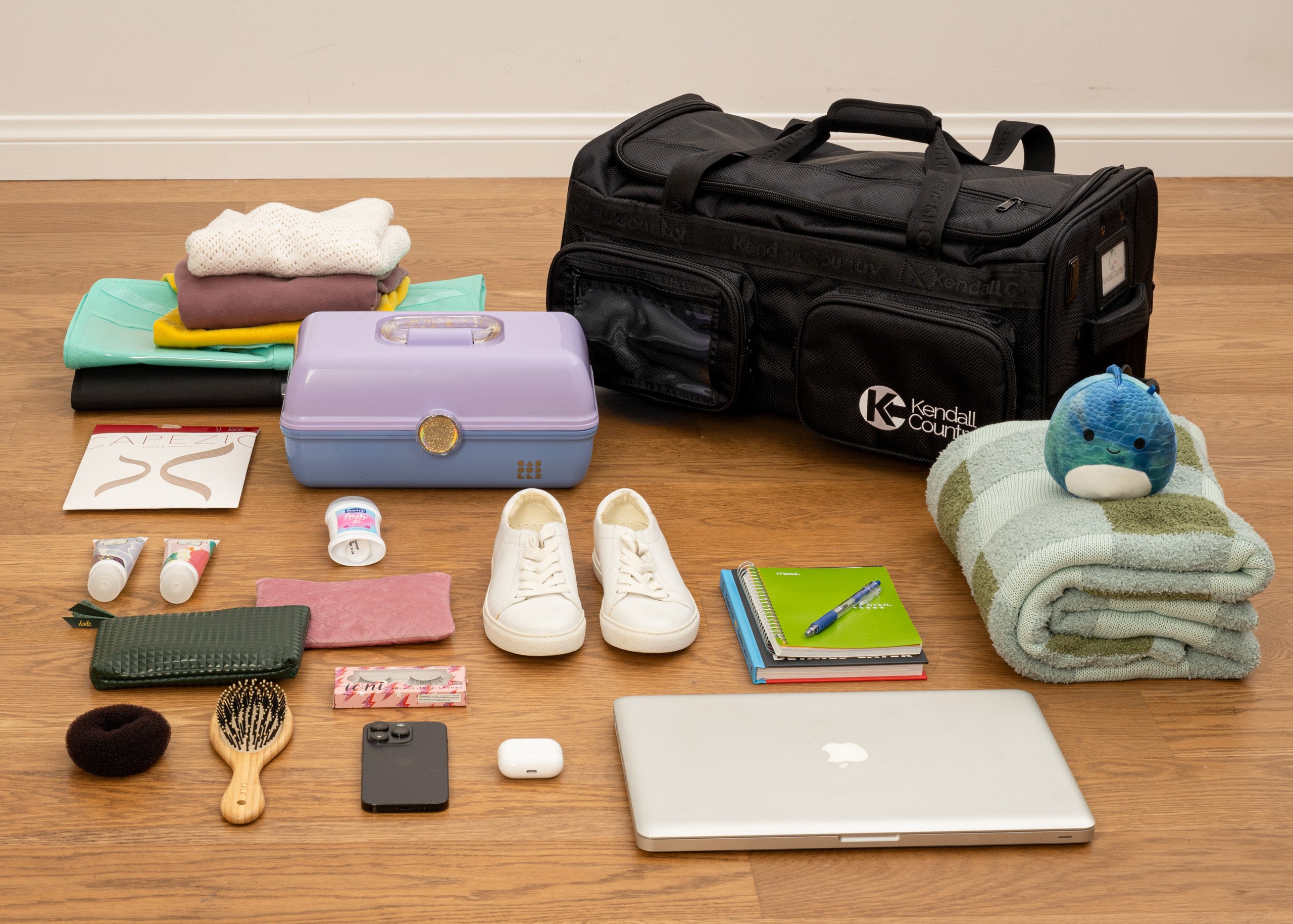 Large Dance Bag with Garment Rack - Raven Black, 28"