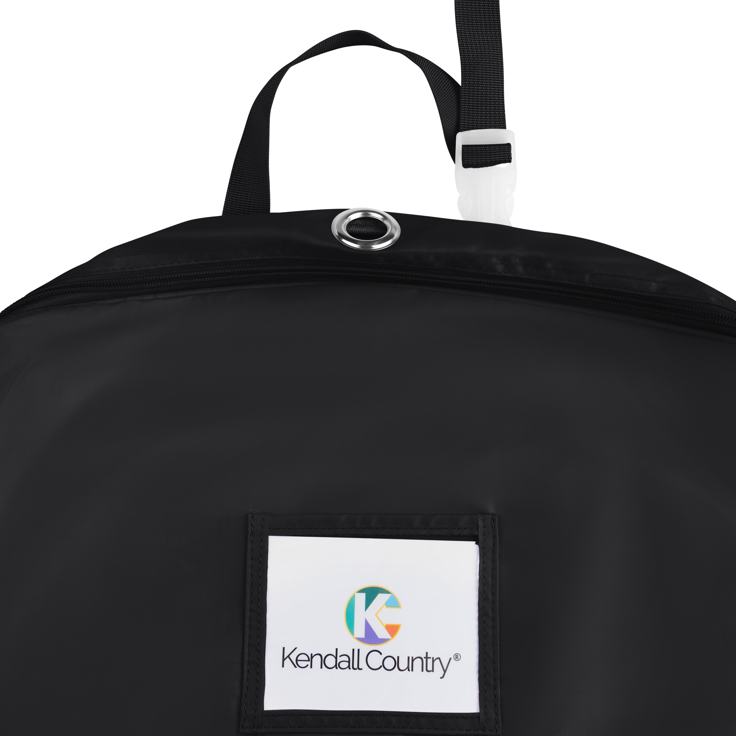 Small Pancake Tutu Garment Bag with pockets - Raven Black, 30"