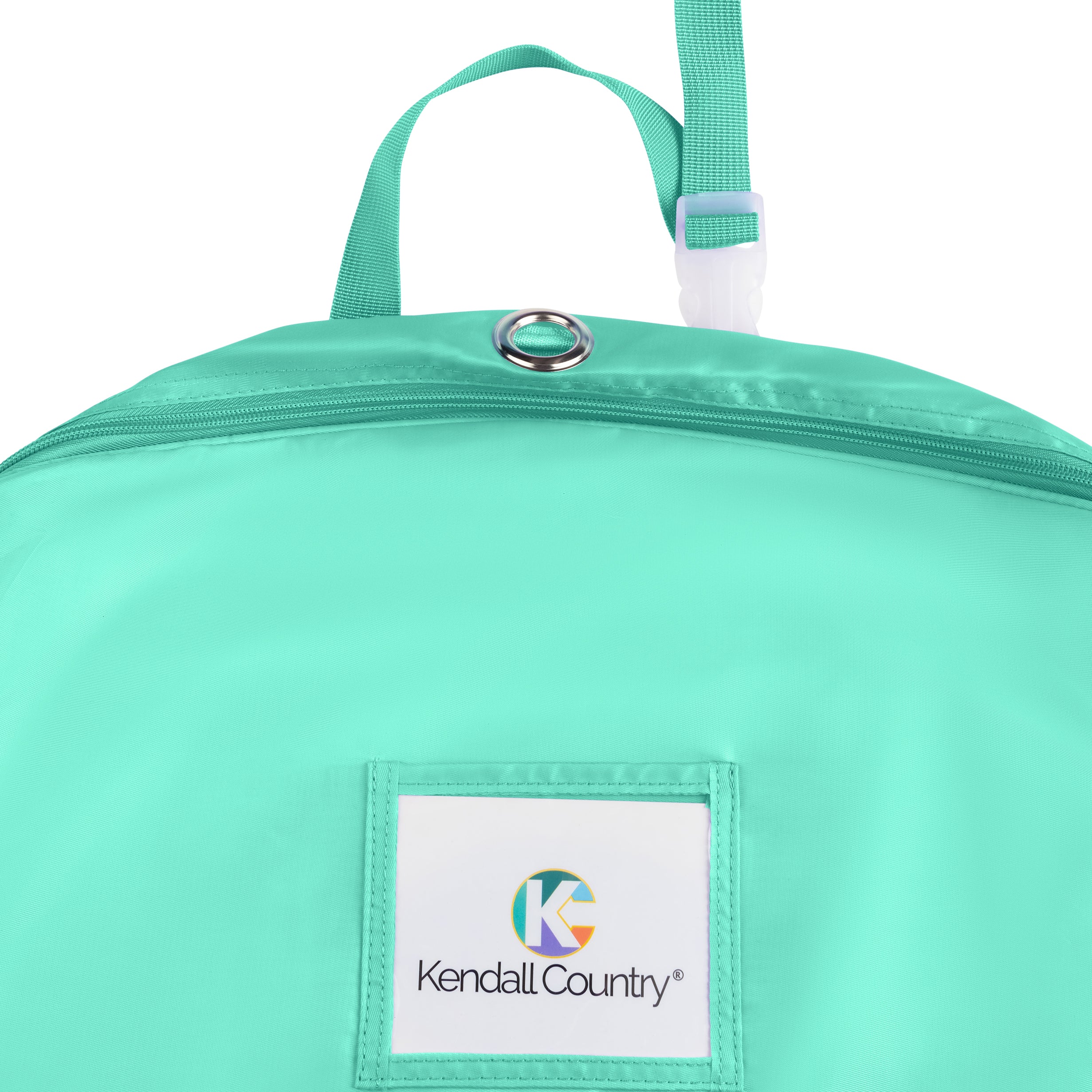 Small Pancake Tutu Garment Bag with pockets - Seafoam Green, 30"