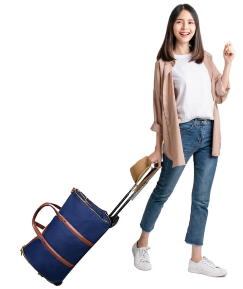 Rolling Convertible Garment Duffel - Midnight Blue