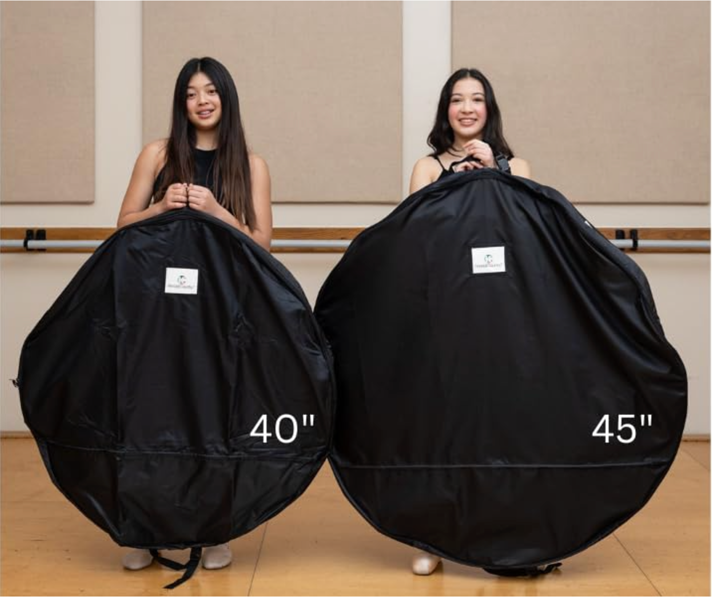 Large Pancake Tutu Garment Bag - Raven Black 40"