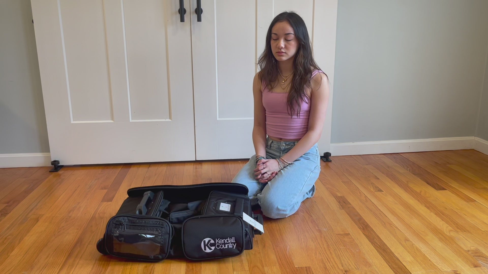 Carry On Dance Bag with Garment Rack - Raven Black, Small 22"