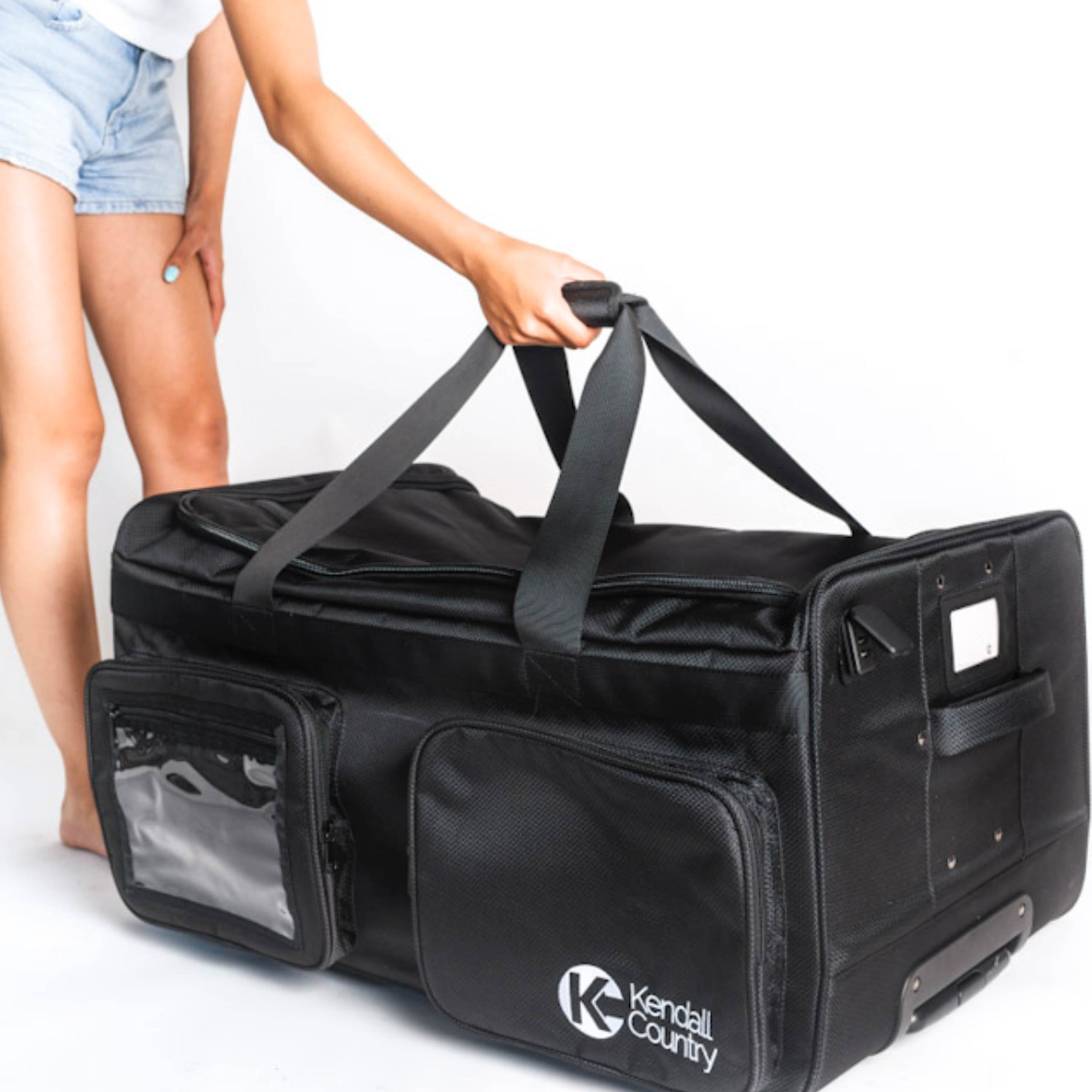 Kendall Country Garment Bag with Rack - Raven Black