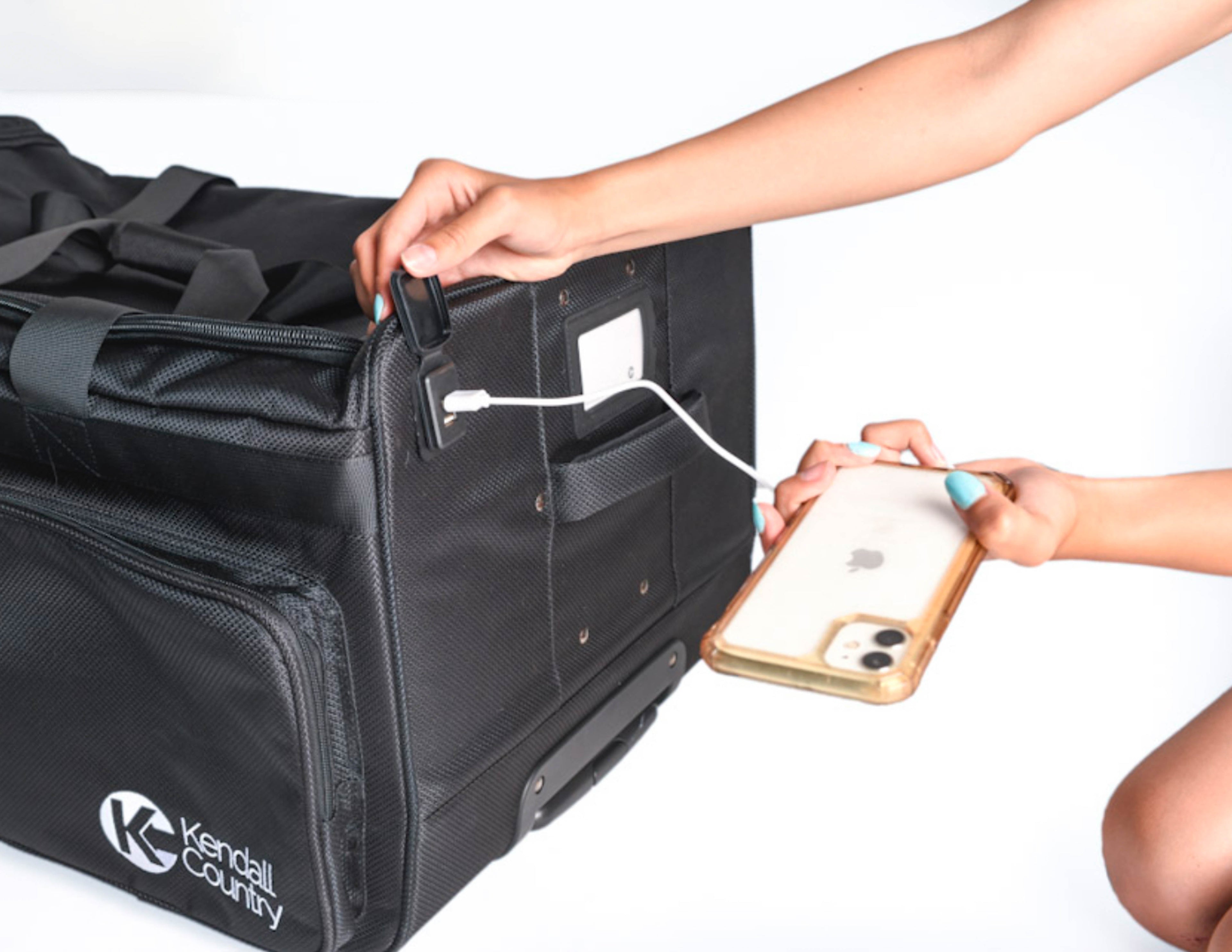 Large Dance Bag with Garment Rack - Raven Black, 28"