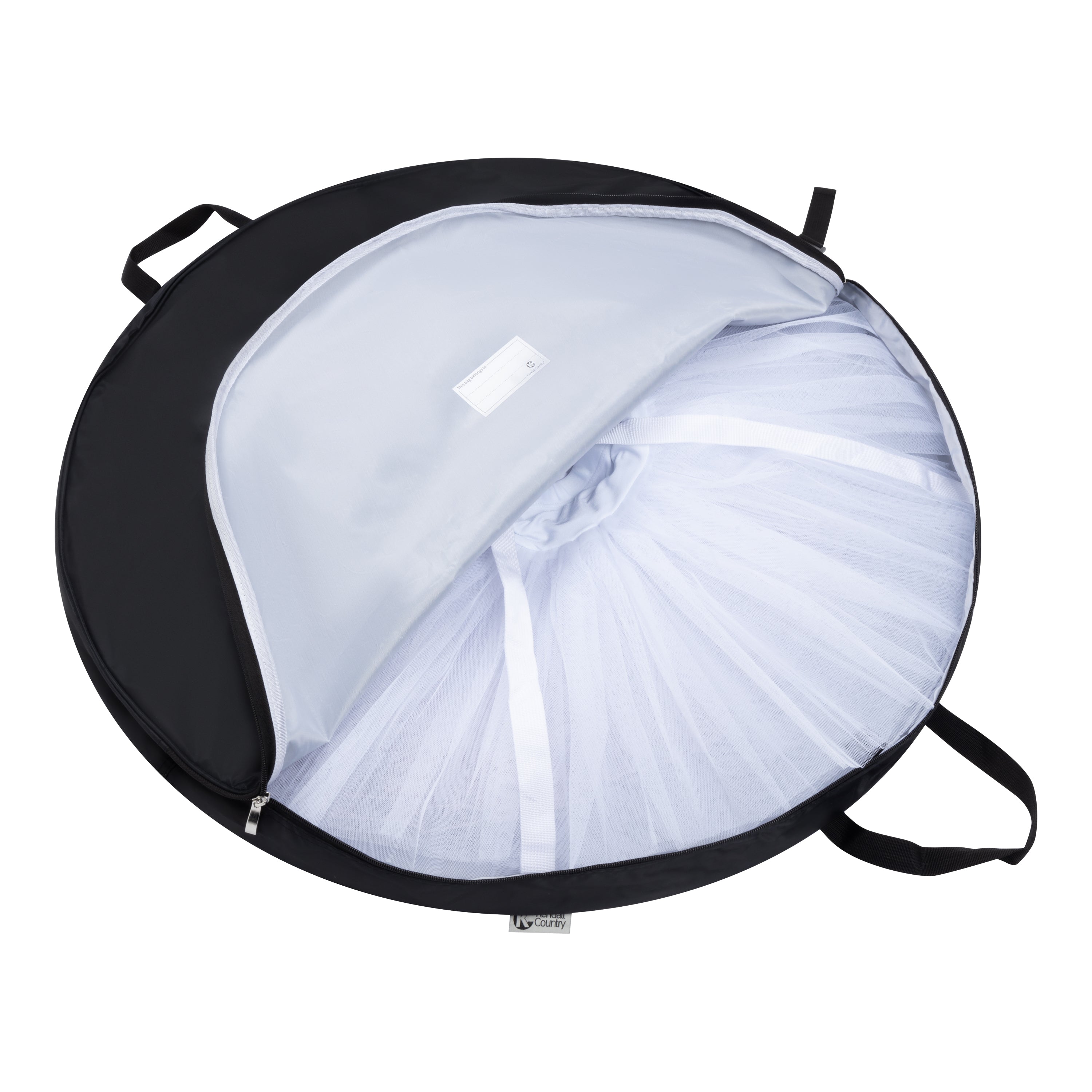 Small Pancake Tutu Garment Bag - Raven Black, 30"