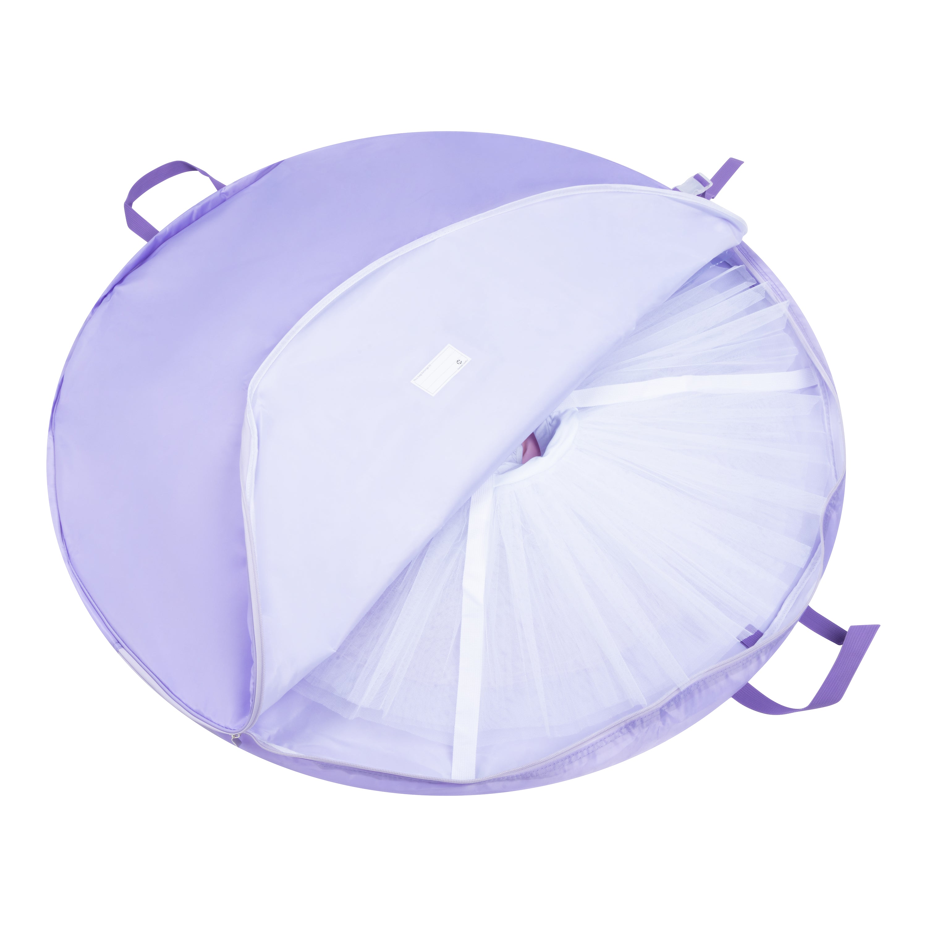 Small Pancake Tutu Garment Bag - Lilac Purple, 30"
