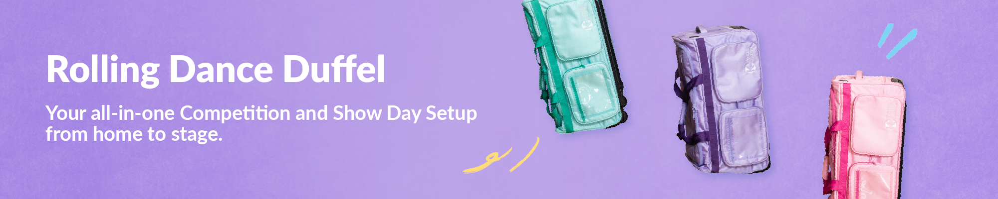 Rolling Dance Duffel - Large