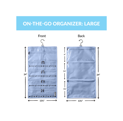 On-The-Go Organizer - Cotton Candy Pink, Large