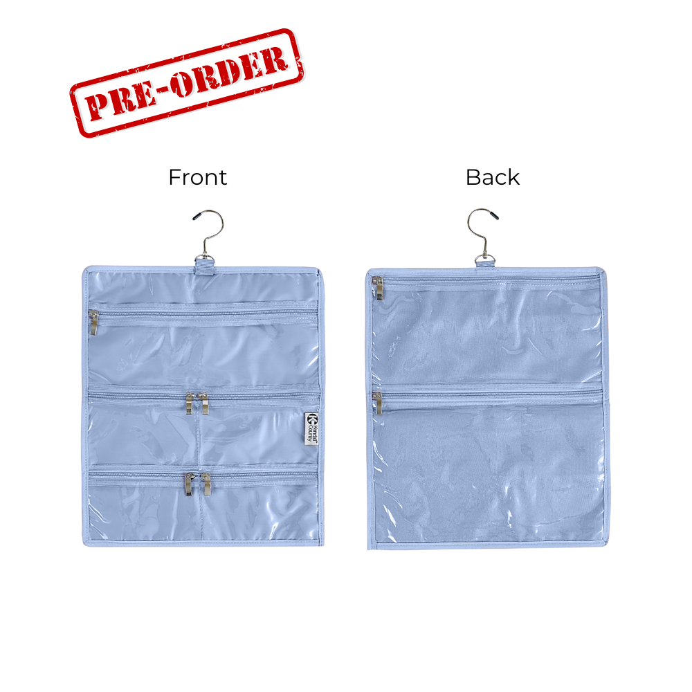 On-The-Go Organizer -Hydrangea Blue, Small (Pre-Order, Ships early December)