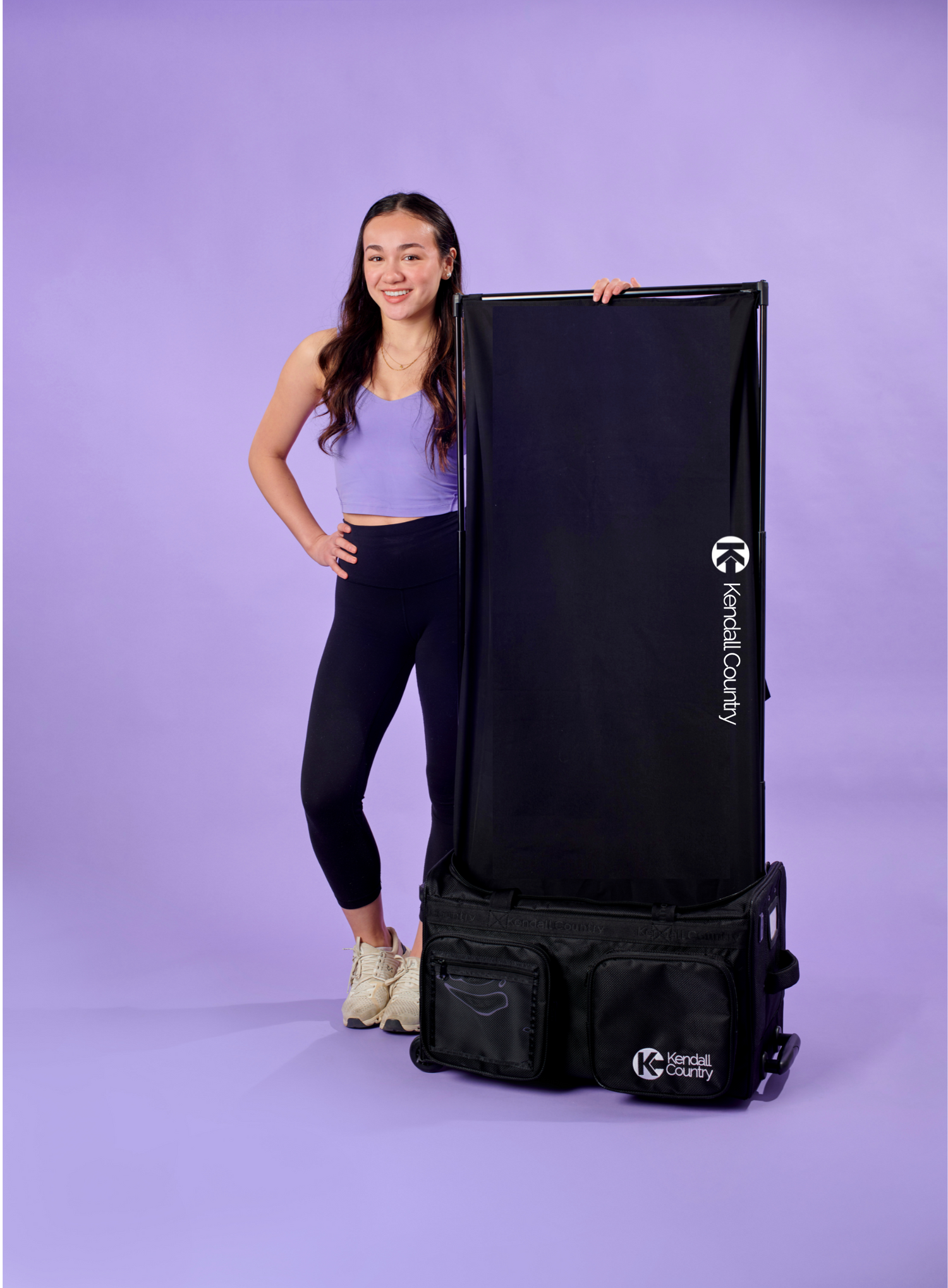 Medium Rolling Dance Duffel Bundle - Raven Black