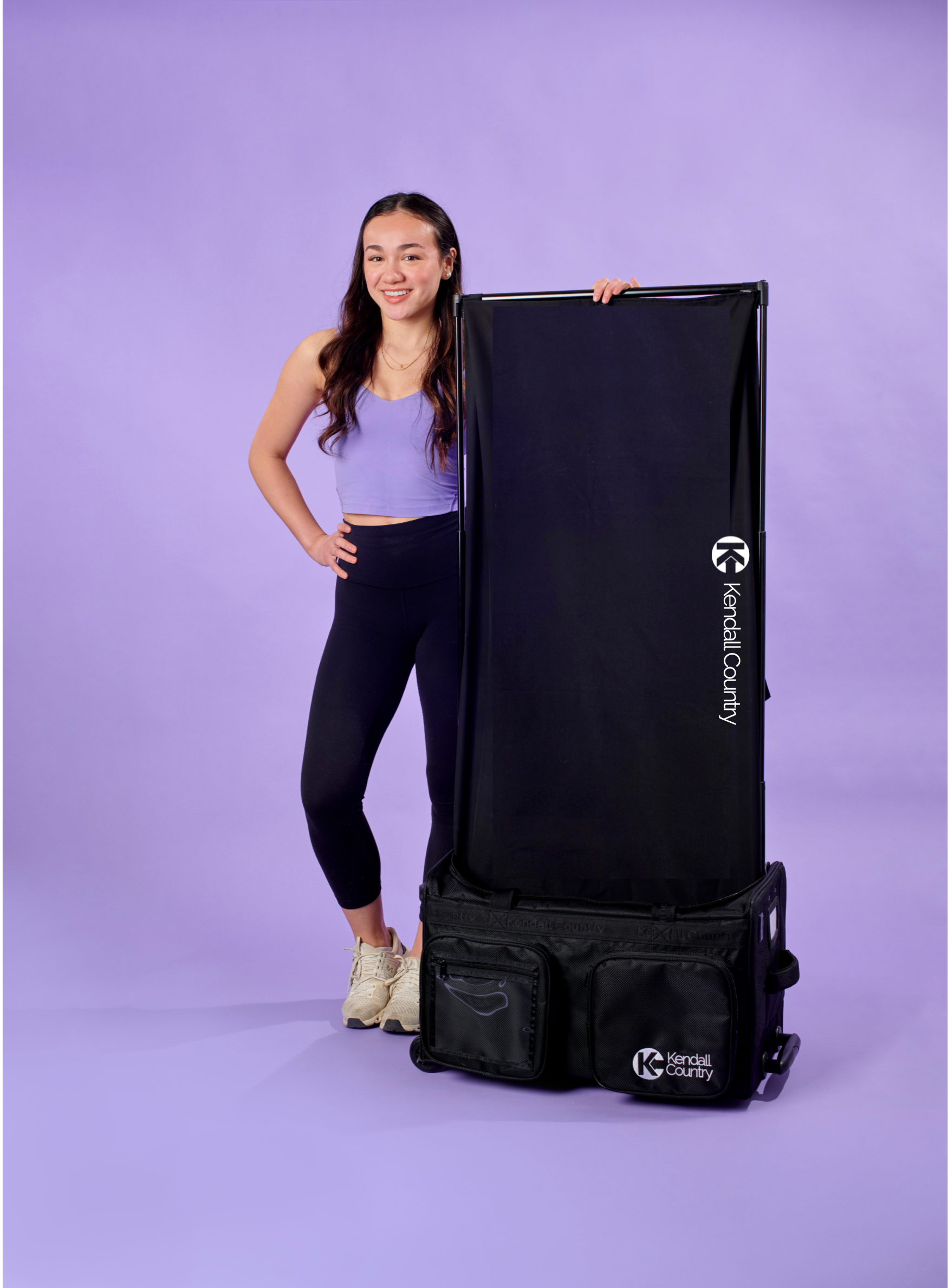 Medium Rolling Dance Duffel Bundle - Raven Black