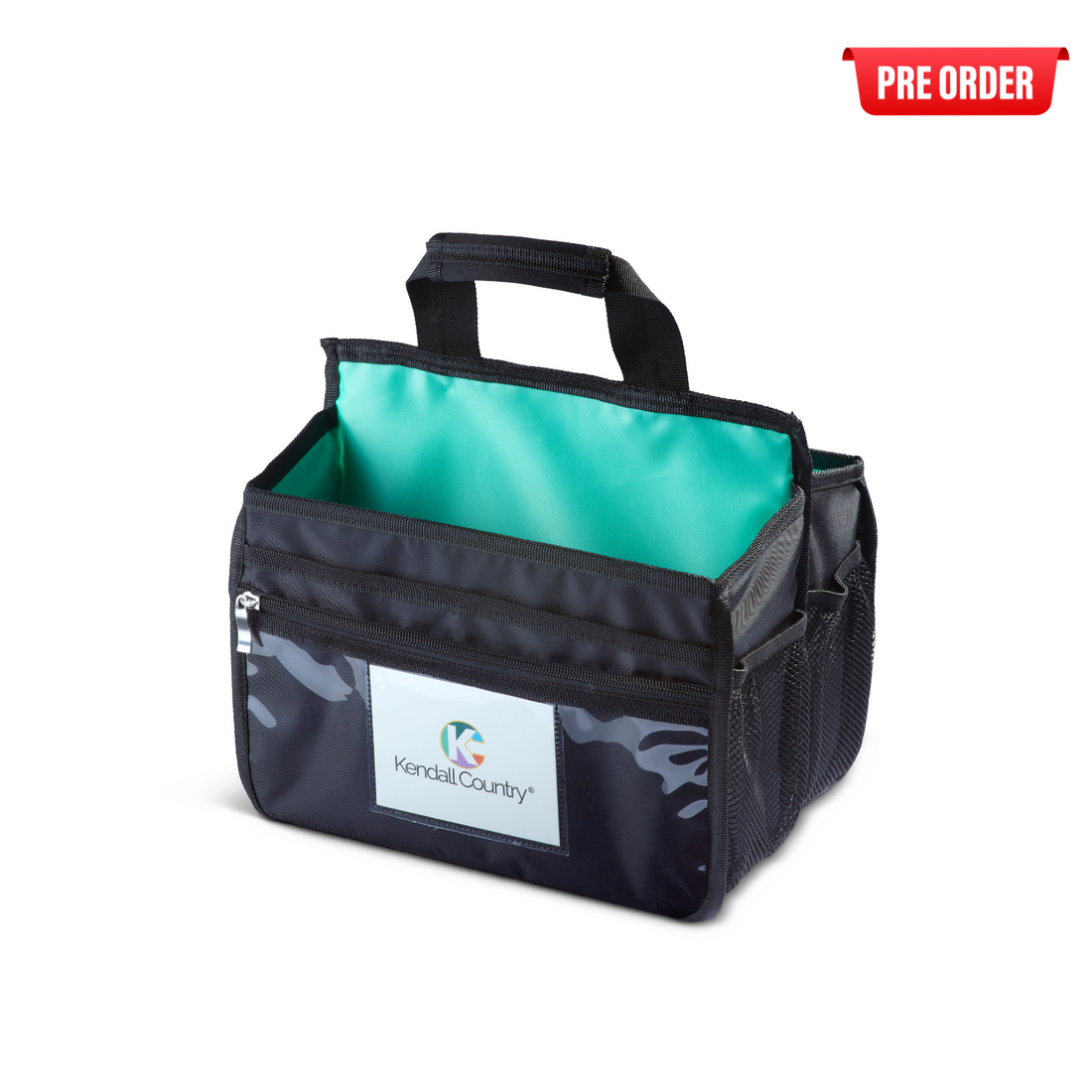 Tidy Tote Organizer – Raven/Seafoam (Pre-Order, Ready to ship by end of March)