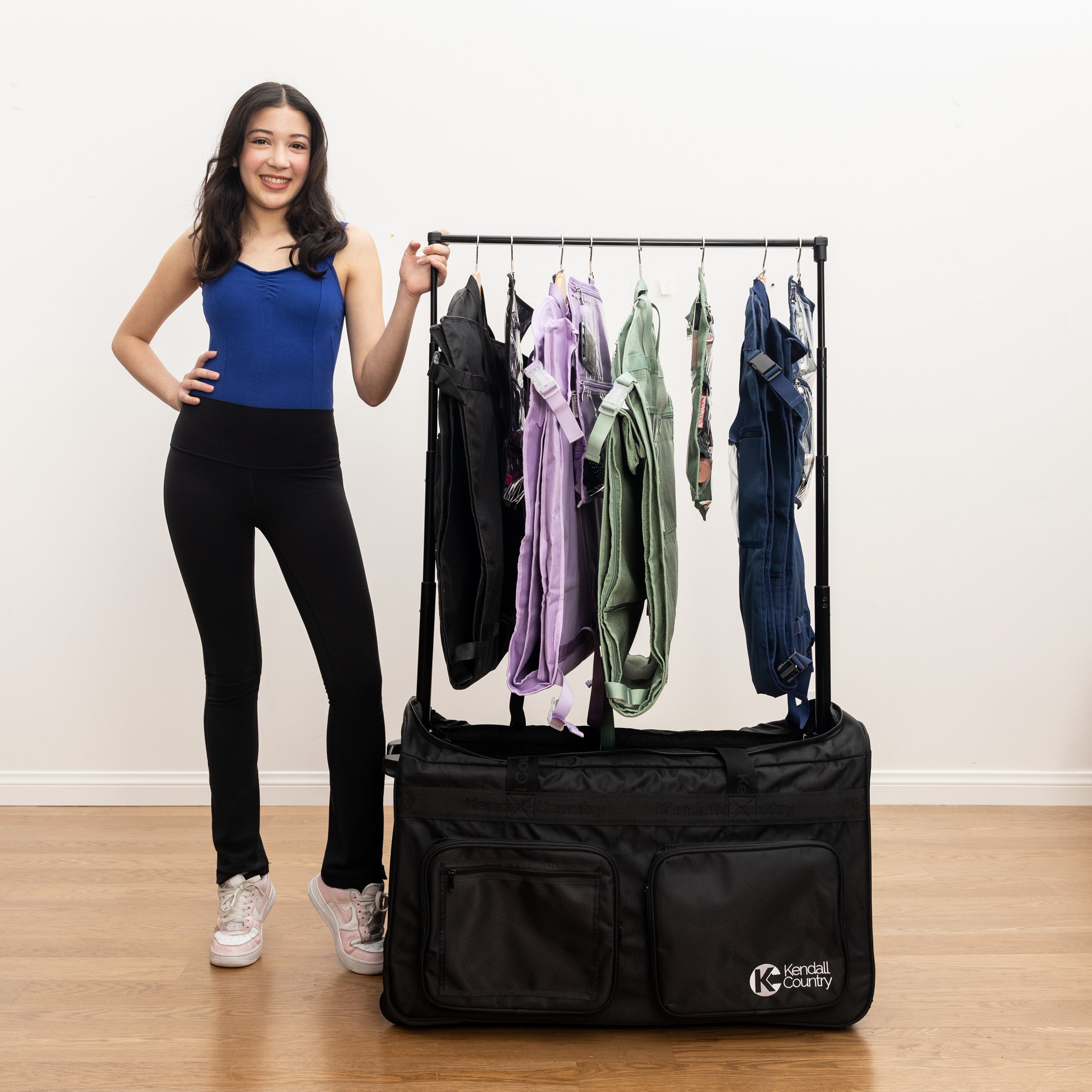 X-Large Dance Bag with Garment Rack - Raven Black, 30