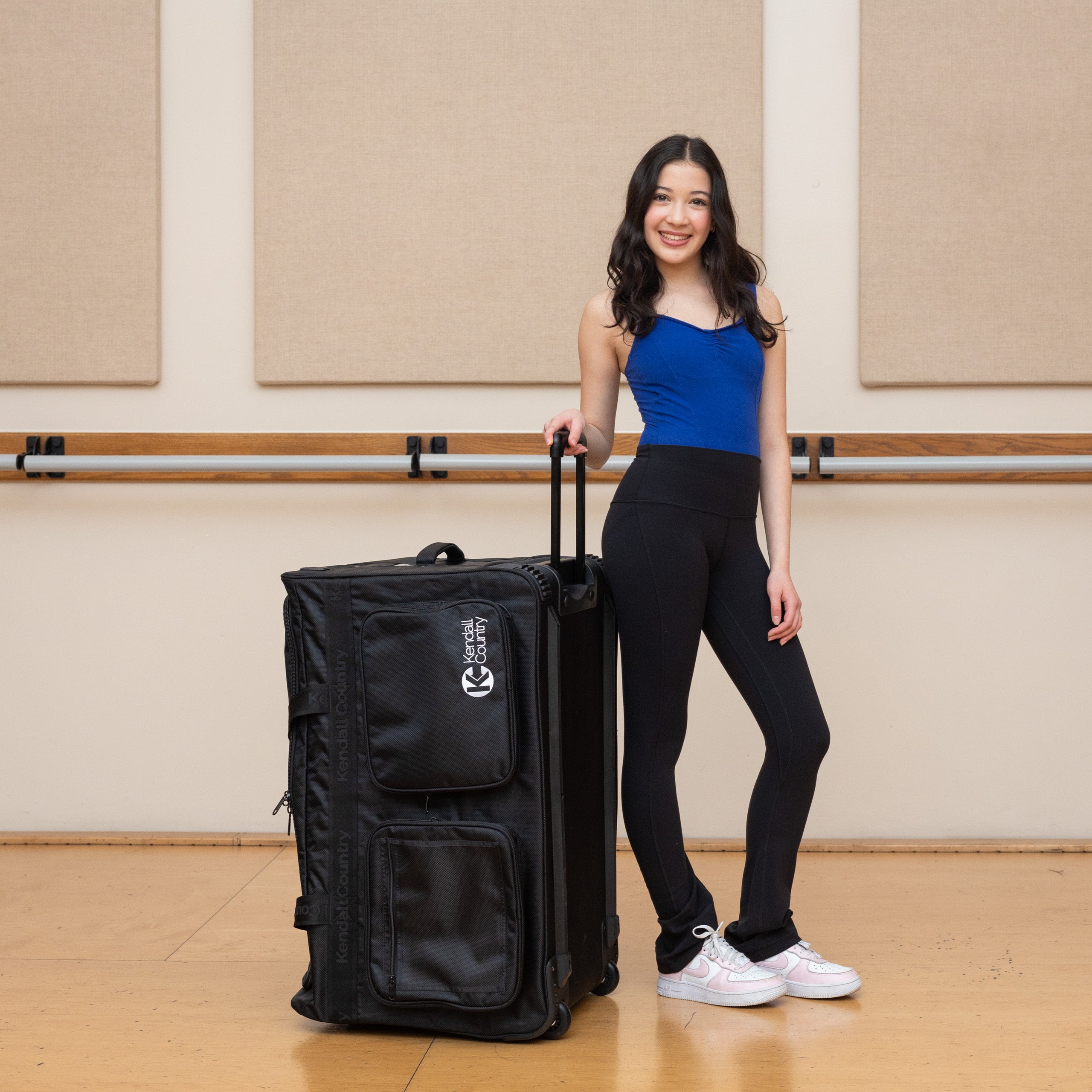 X-Large Dance Bag with Garment Rack - Raven Black, 30"