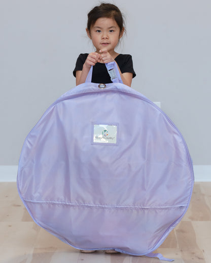 Small Pancake Tutu Garment Bag with pockets - Lilac Purple, 30&quot;