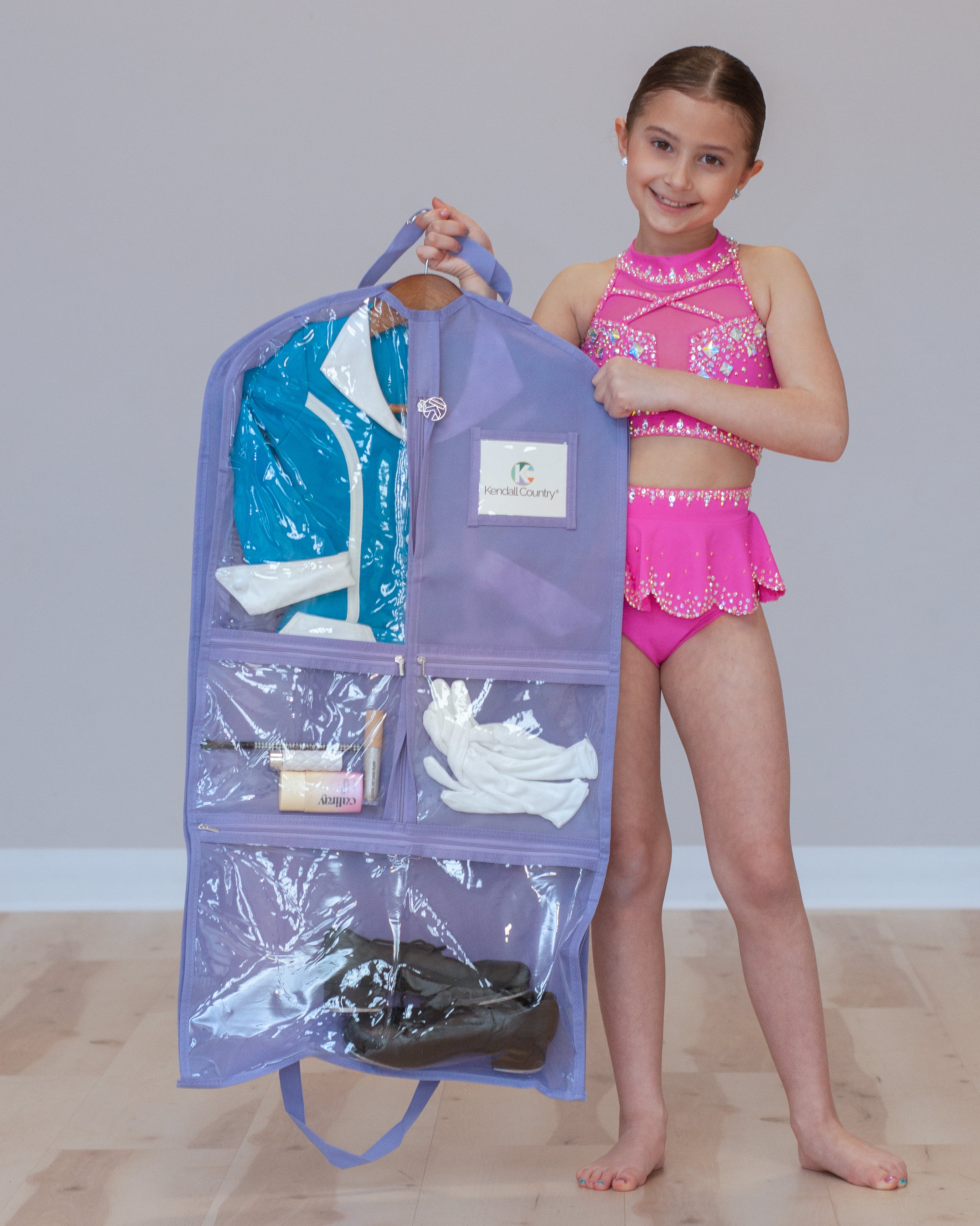 Dance costume garment bags 2025 with pockets